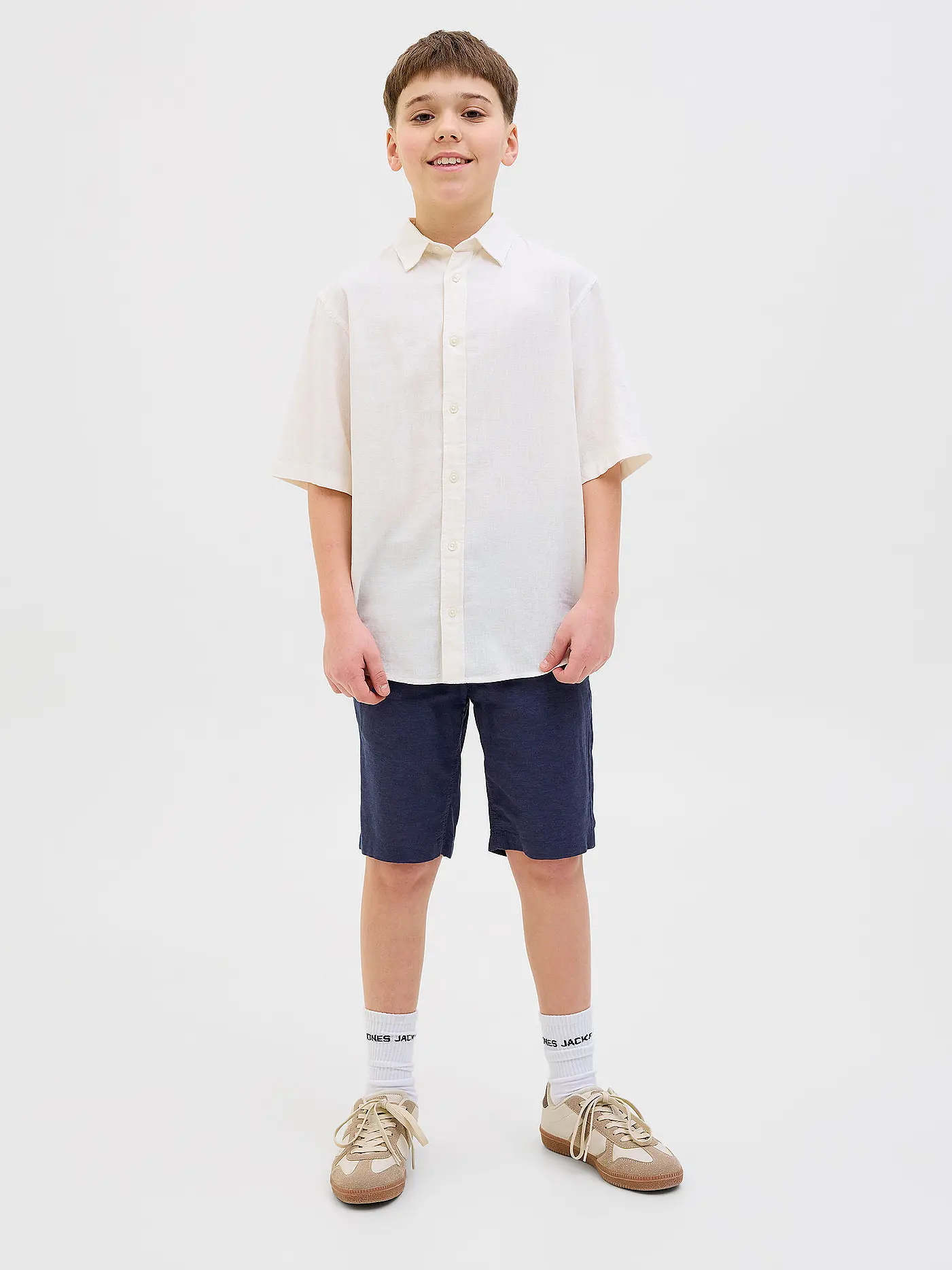 JACK & JONES | Jungen Shorts JPSTJAIDEN JJSUMMER | dunkelblau